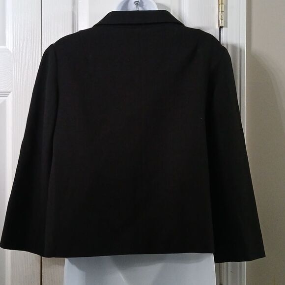 Banana Republic 100% wool sophisticated cropped blazer Sz 14 NWOT - Picture 4 of 5